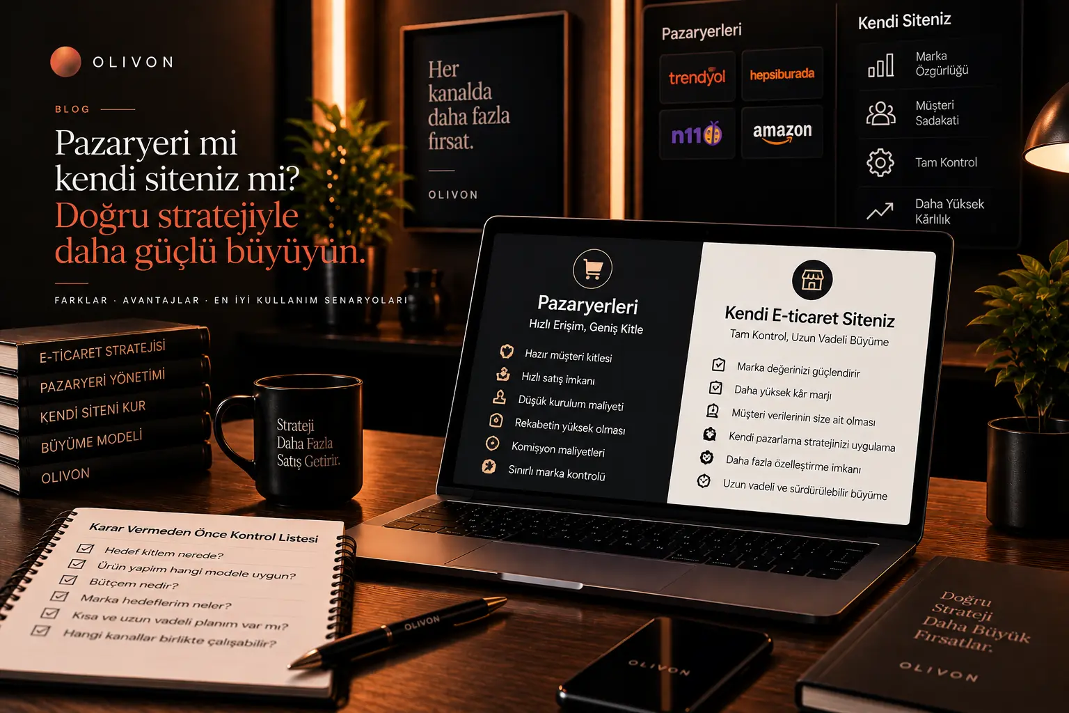Pazaryeri mi, kendi e-ticaret siteniz mi? içerik görseli