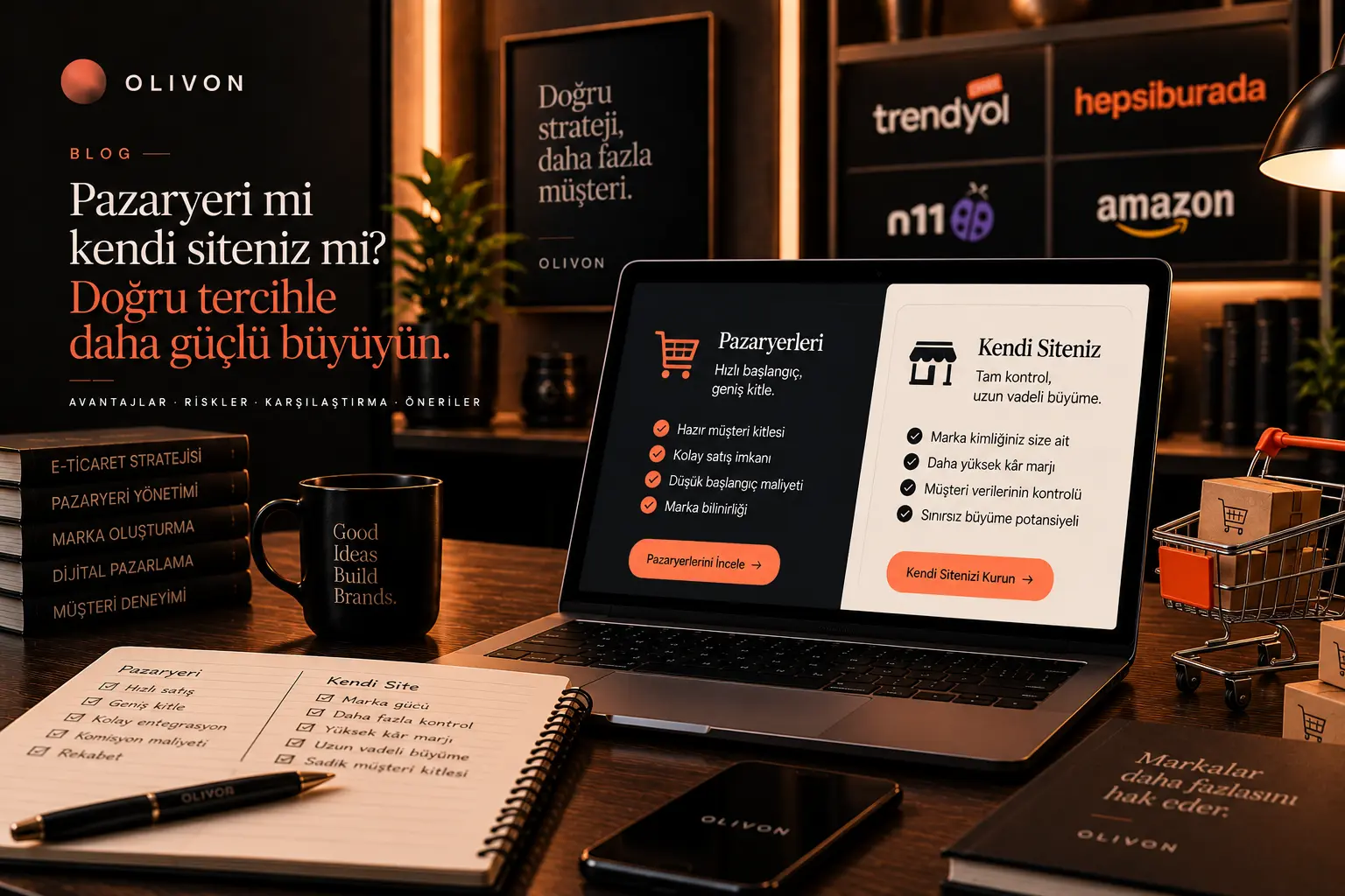 Pazaryeri mi, kendi e-ticaret siteniz mi? ana görsel